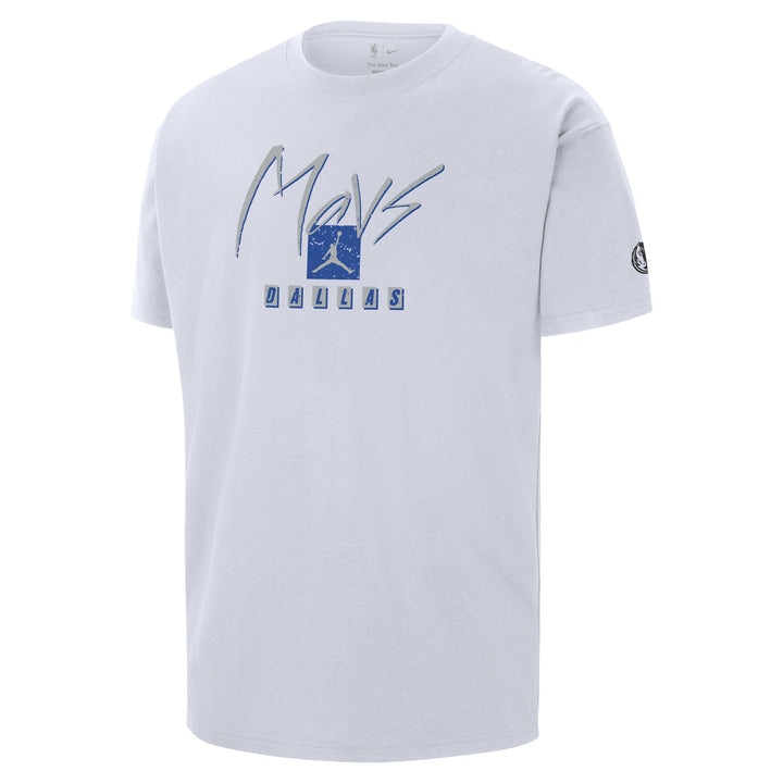 DALLAS MAVERICKS NIKE JORDAN WHITE STATEMENT NBA MAX90 TEE