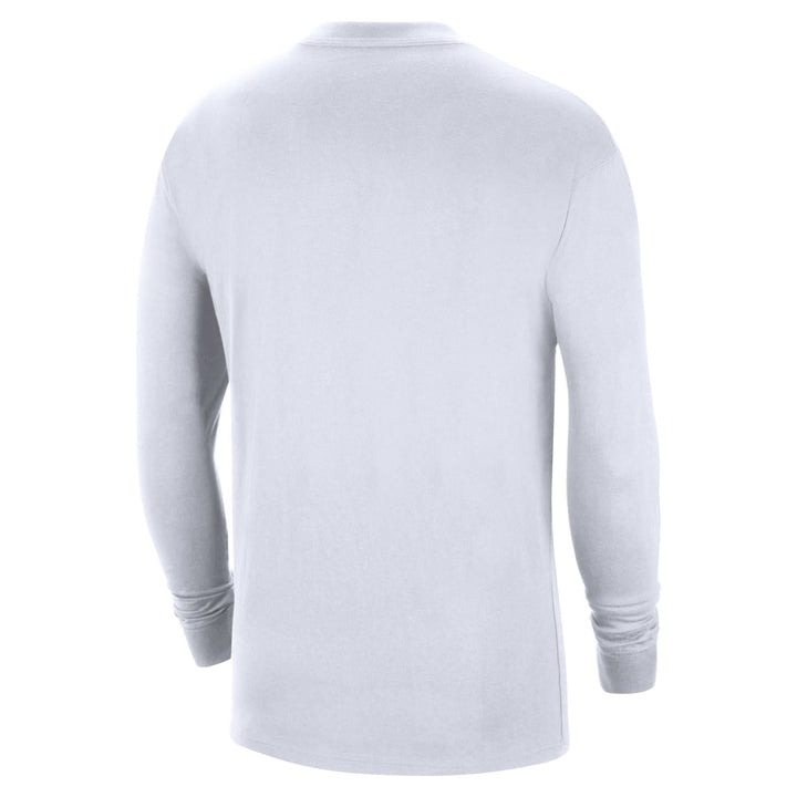 DALLAS MAVERICKS NIKE WHITE LONG SLEEVE JORDAN TEE