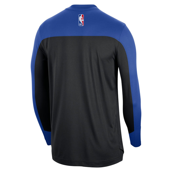 DALLAS MAVERICKS NIKE COLORBLOCK LONGSLEEVE PREGAME TEE