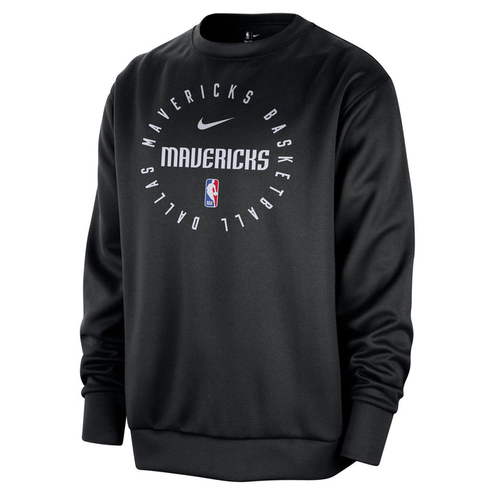 DALLAS MAVERICKS NIKE BLACK SPOTLIGHT CREWNECK