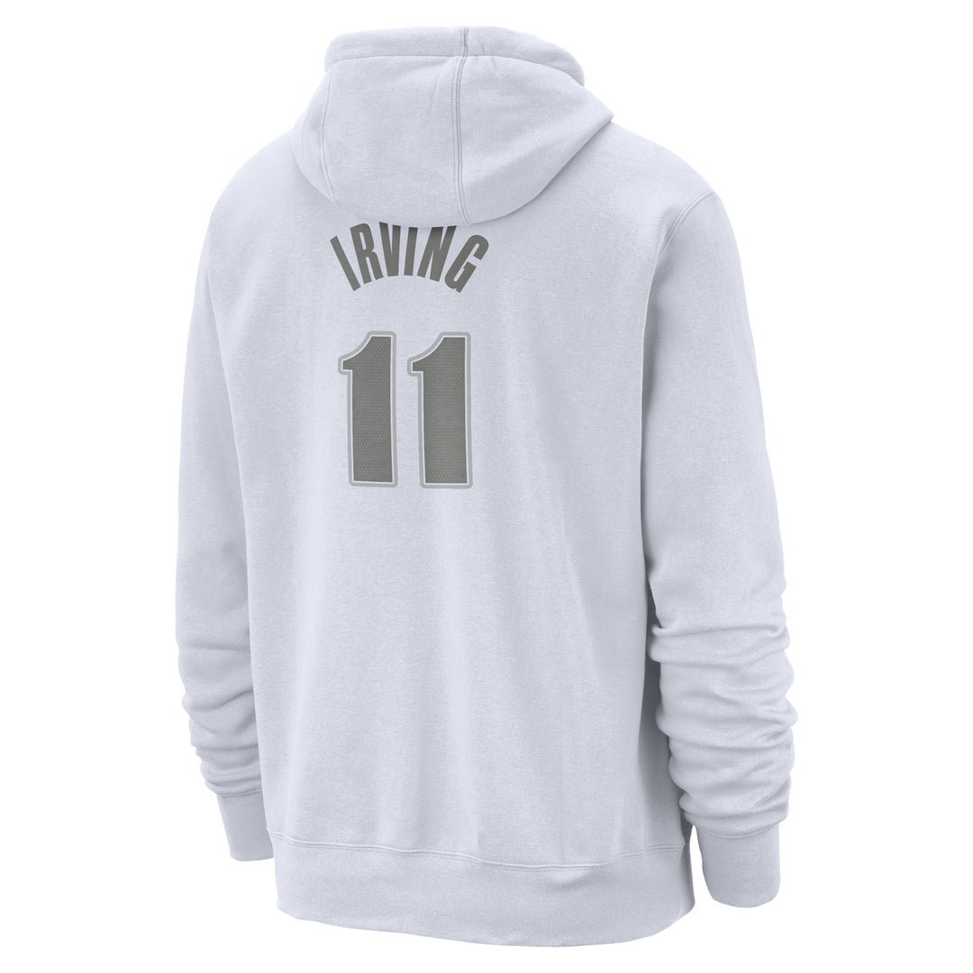 DALLAS MAVERICKS NIKE CITY EDITION 2024-25 KYRIE IRVING NAME & NUMBER WHITE HOODIE