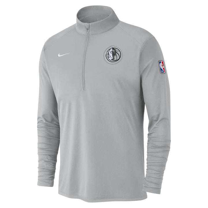 DALLAS MAVERICKS NIKE CITY EDITION 2024-25 FLAT SLIVER HALF-ZIP