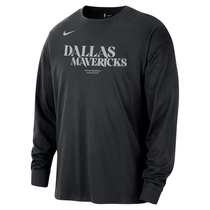 DALLAS MAVERICKS NIKE BLACK LONG SLEEVE TEE