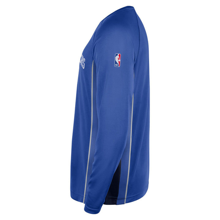 DALLAS MAVERICKS NIKE DRI-FIT ROYAL LONG SLEEVE TEE