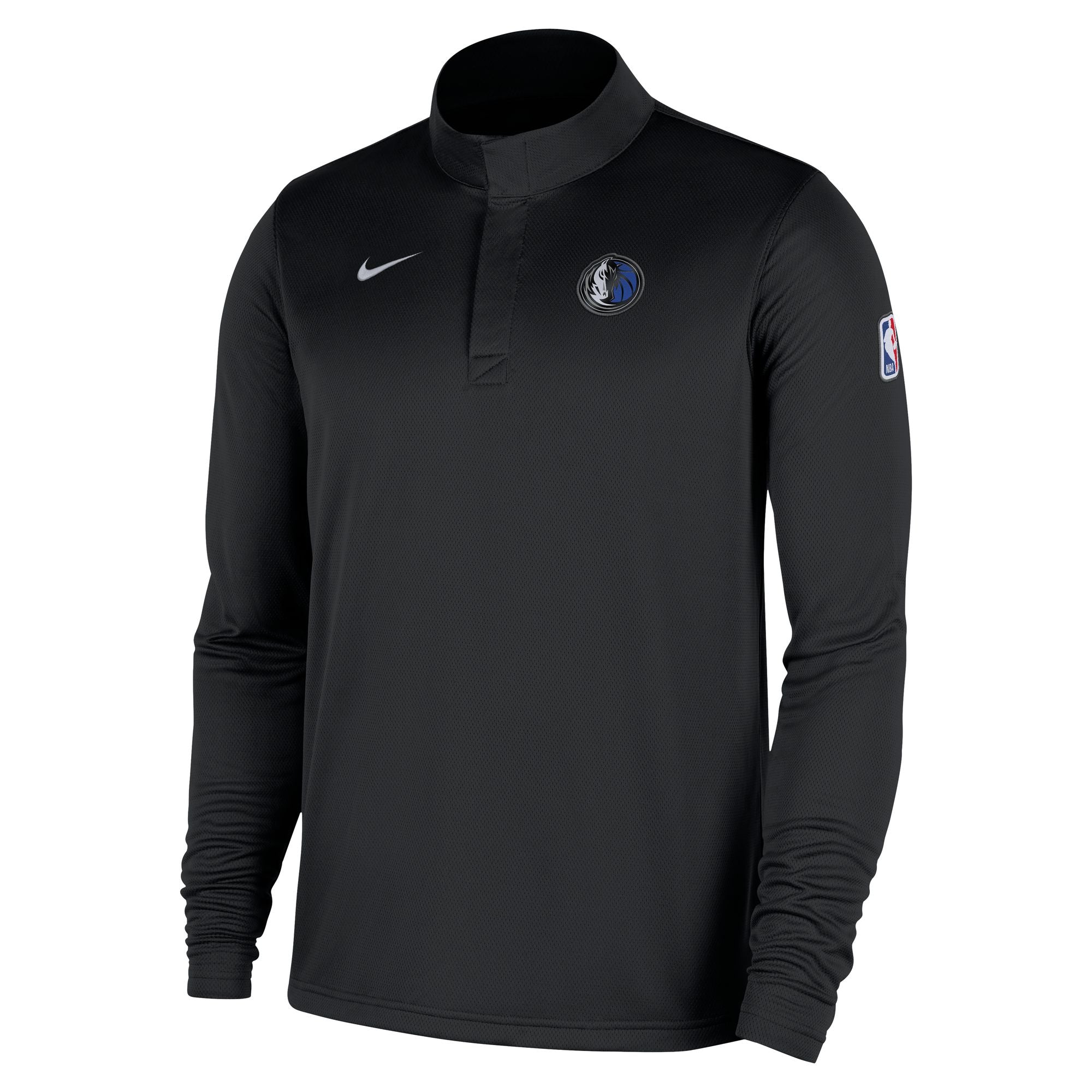 DALLAS MAVERICKS NIKE DRI-FIT BLACK QUARTER ZIP – Mavs Shop