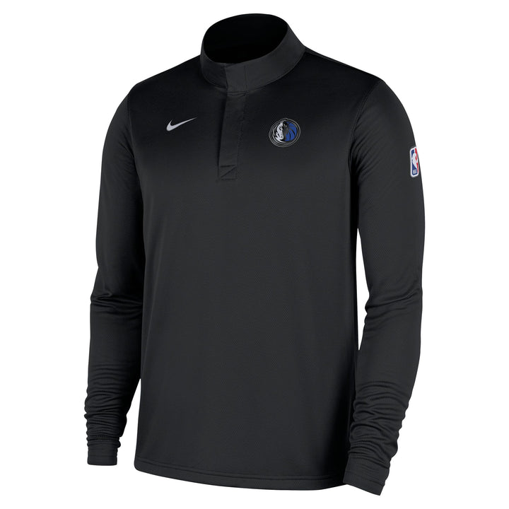 DALLAS MAVERICKS NIKE DRI-FIT BLACK QUARTER ZIP