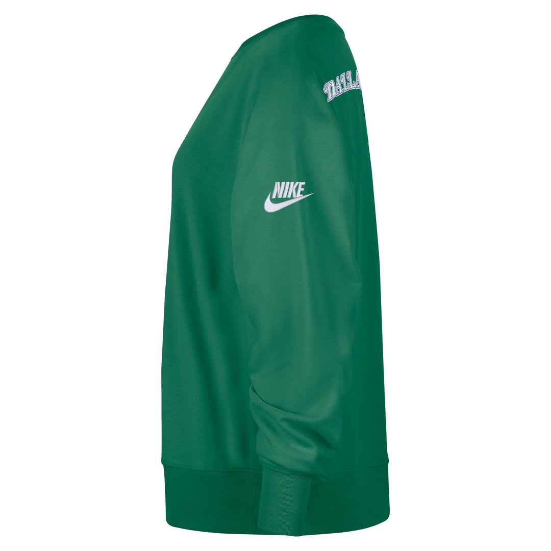 DALLAS MAVERICKS NIKE WOMENS HARDWOOD CLASSIC CREWNECK