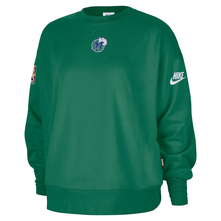 DALLAS MAVERICKS NIKE WOMENS HARDWOOD CLASSIC CREWNECK