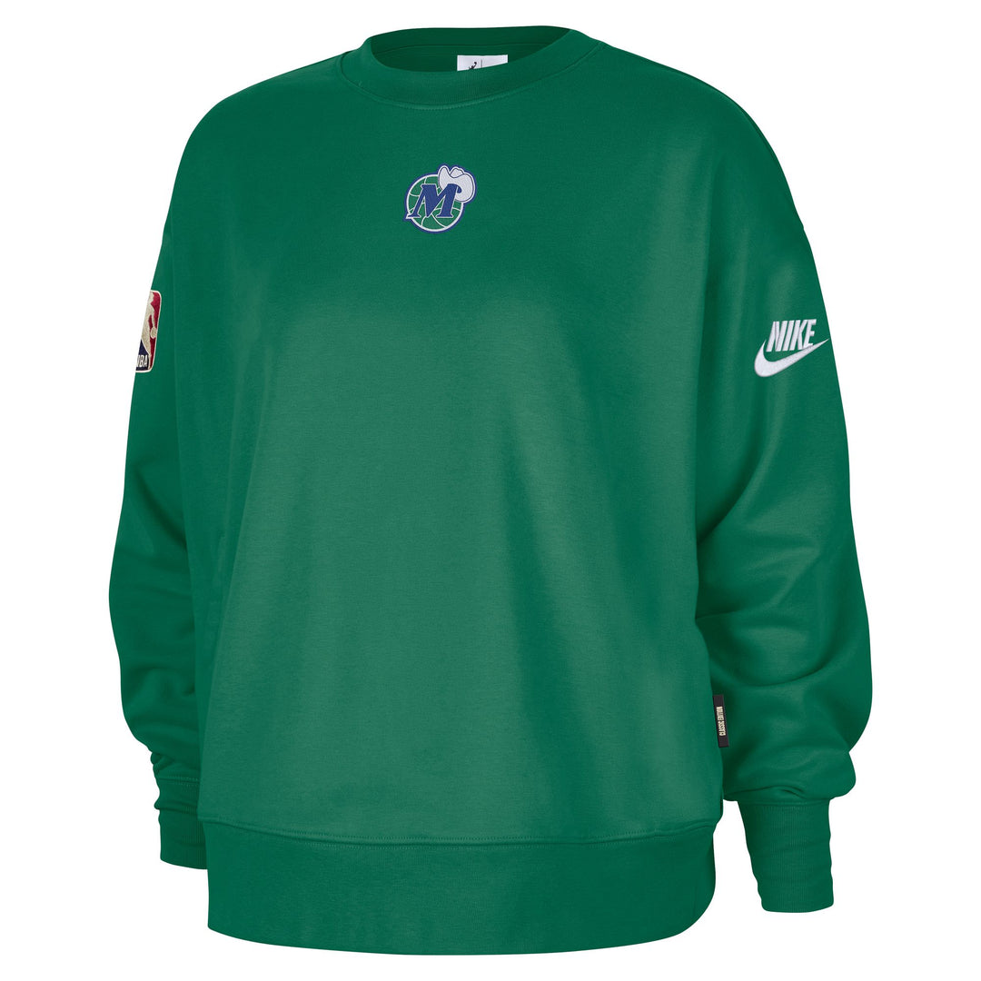 DALLAS MAVERICKS NIKE WOMENS HARDWOOD CLASSIC CREWNECK