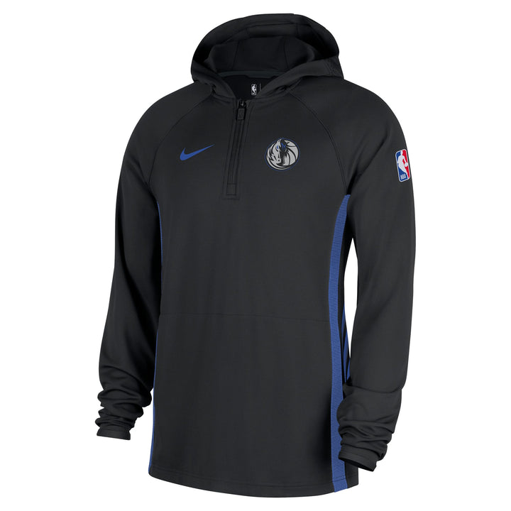 DALLAS MAVERICKS NIKE 2025-26 CITY EDITION BLACK QUARTER ZIP HOODIE