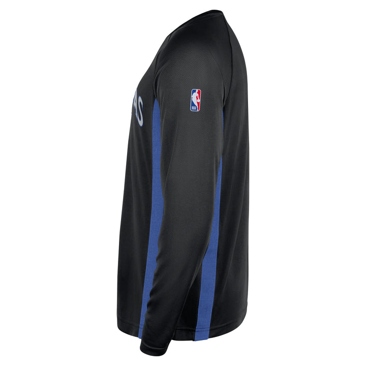 DALLAS MAVERICKS NIKE 2025-26 CITY EDITION BLACK LONG SLEEVE WARM-UP TOP