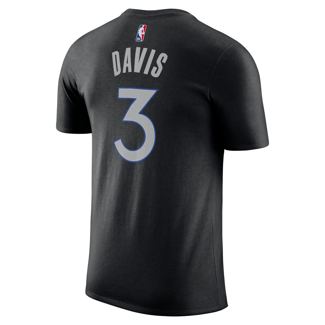 DALLAS MAVERICKS NIKE 2025-26 CITY EDITION ANTHONY DAVIS NAME & NUMBER TEE