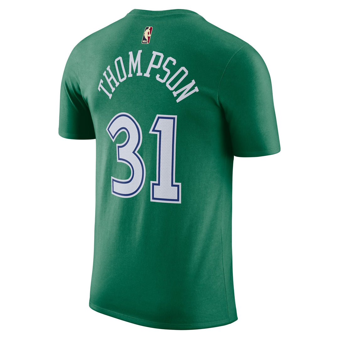 DALLAS MAVERICKS NIKE HARDWOOD CLASSIC THOMPSON NAME & NUMBER TEE