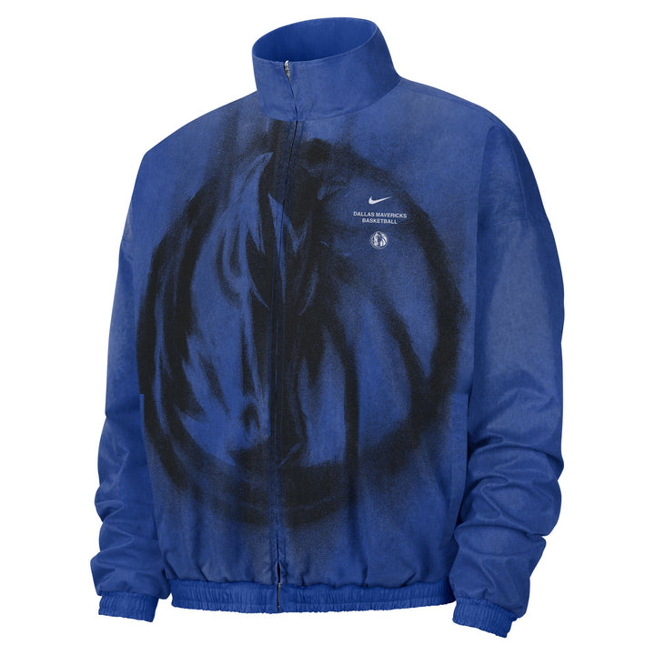 Dallas Mavericks Nike Game Royal Faded Mavericks Jacket