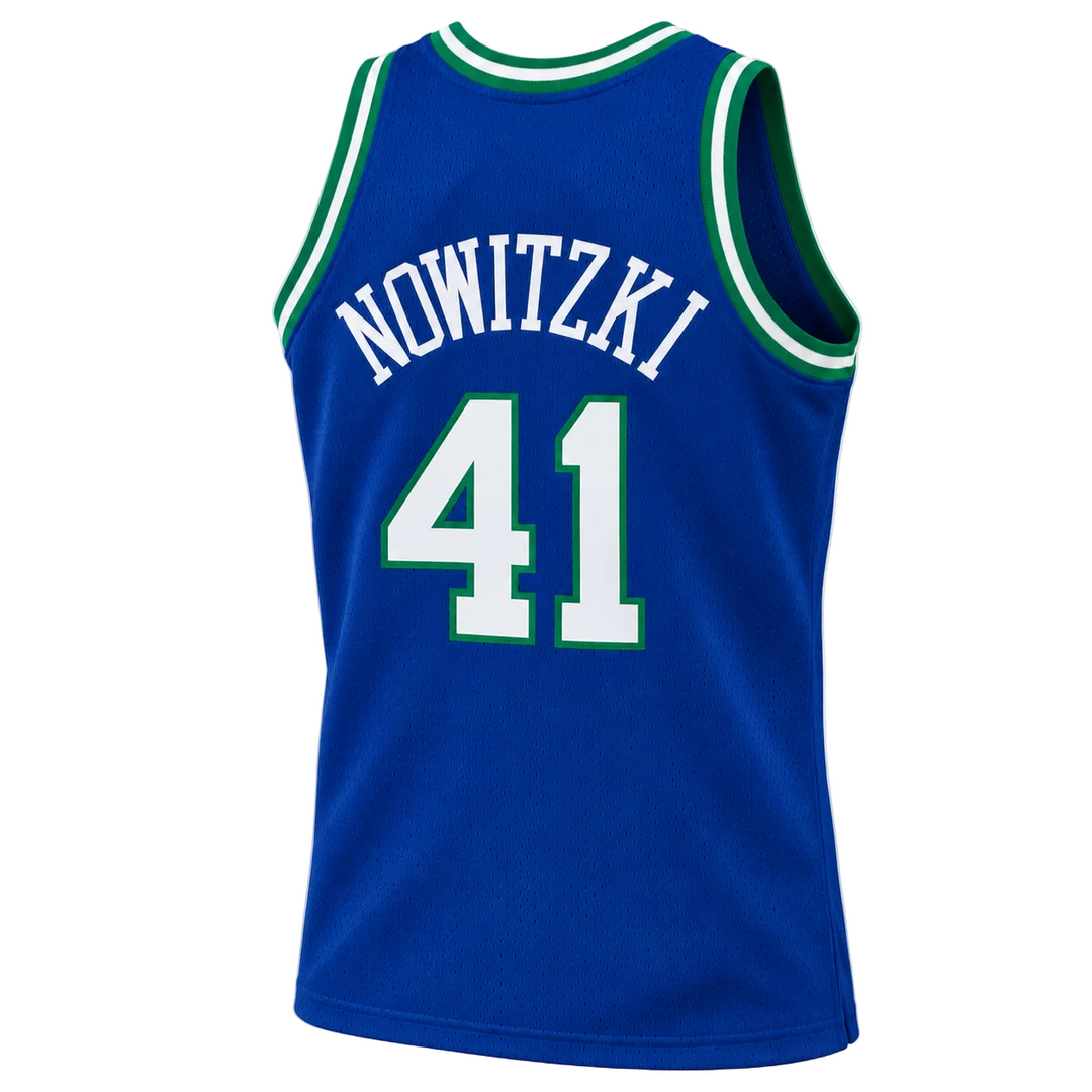 DALLAS MAVERICKS MITCHELL & NESS HARDWOOD CLASSIC AUTHENTIC DIRK NOWITZKI JERSEY