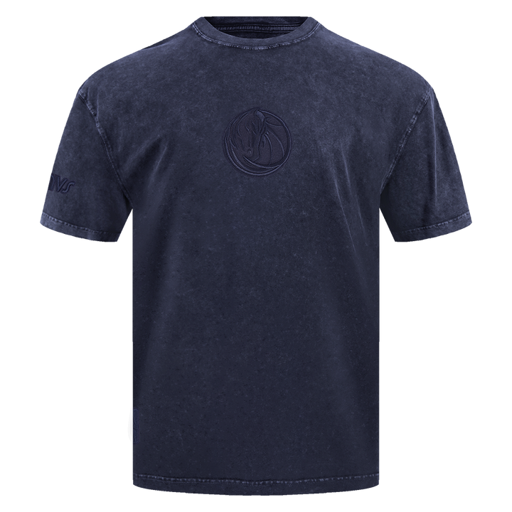 DALLAS MAVERICKS PRO STANDARD NAVY WASHED SHORT SLEEVE HORSEHEAD TEE