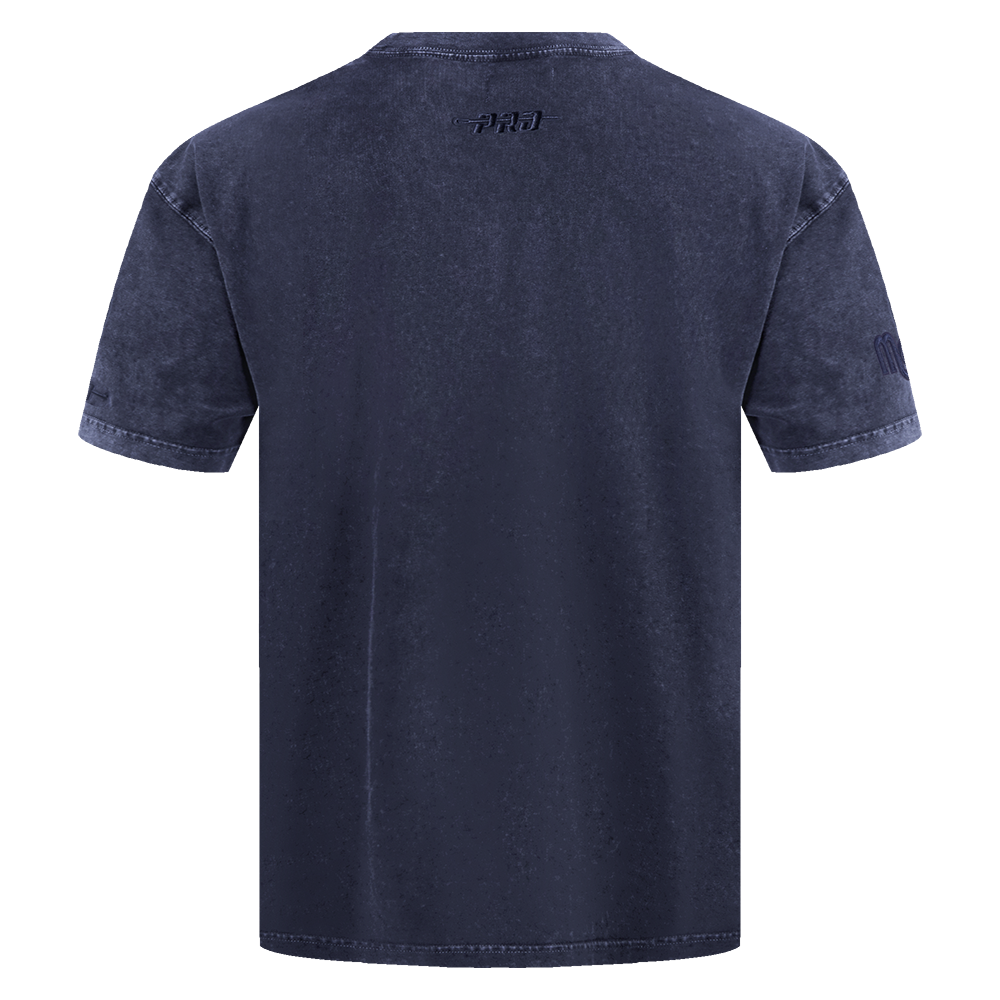 DALLAS MAVERICKS PRO STANDARD NAVY WASHED SHORT SLEEVE HORSEHEAD TEE