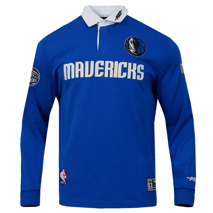 DALLAS MAVERICKS PRO STANDARD ROYAL COLLARED TEE