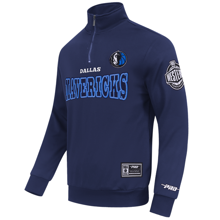 Dallas Mavericks Pro Standard Navy Fleece Quarter Zip