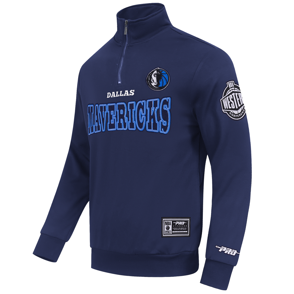 Dallas Mavericks Pro Standard Navy Fleece Quarter Zip
