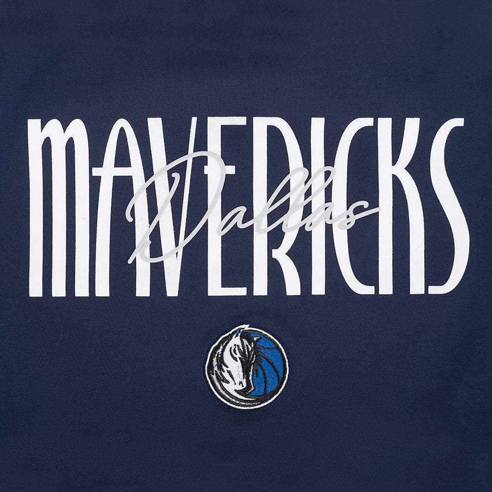 Dallas Mavericks Pro Standard Women's Navy Boxy Tee