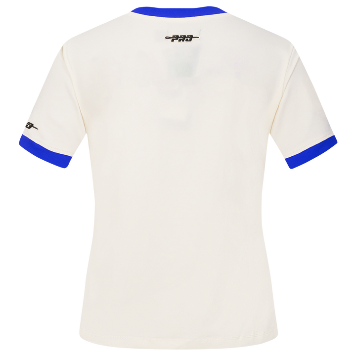 Dallas Mavericks Pro Standard Women's Eggshell Ringer Tee