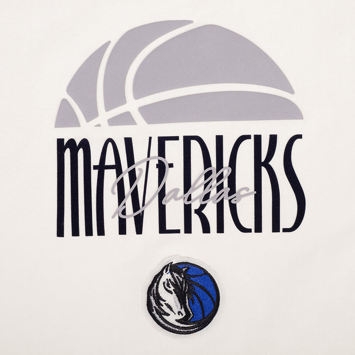 Dallas Mavericks Pro Standard Women's Eggshell Ringer Tee