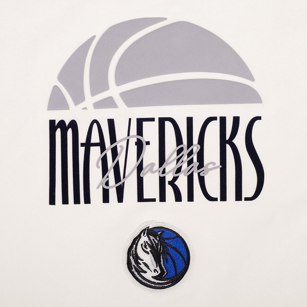 Dallas Mavericks Pro Standard Women's Eggshell Ringer Tee