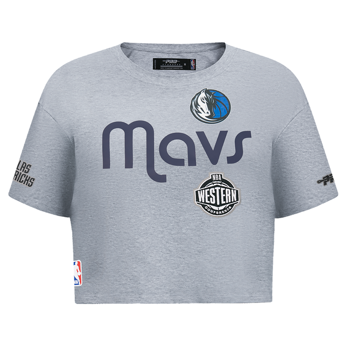 Dallas Mavericks Pro Standard Women's Grey Home Team Boxy Tee