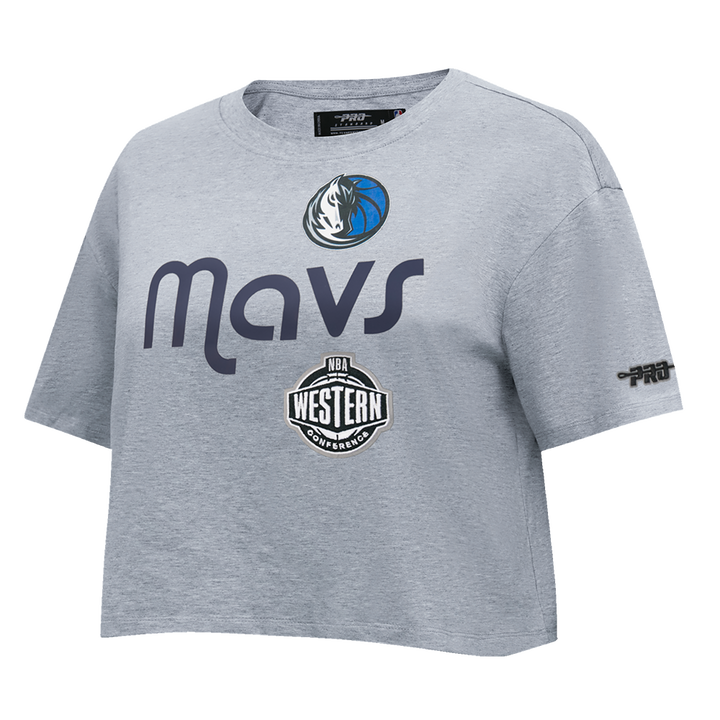 Dallas Mavericks Pro Standard Women's Grey Home Team Boxy Tee