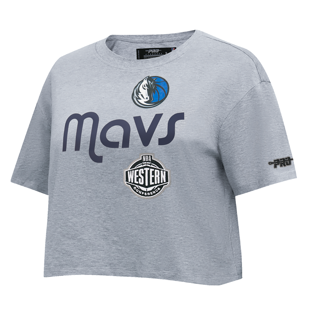 Dallas Mavericks Pro Standard Women's Grey Home Team Boxy Tee