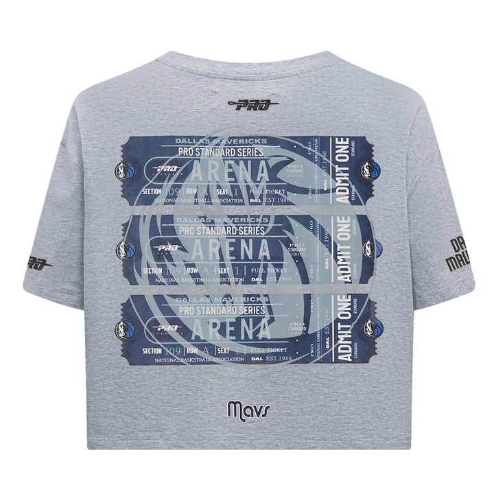 Dallas Mavericks Pro Standard Women's Grey Home Team Boxy Tee