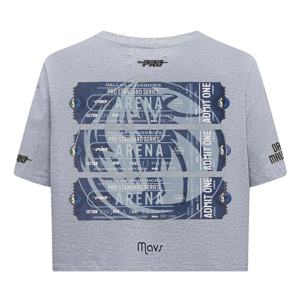 Dallas Mavericks Pro Standard Women's Grey Home Team Boxy Tee