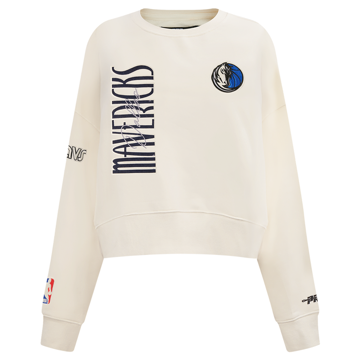Dallas Mavericks Pro Standard Women's Eggshell Polo Pullover