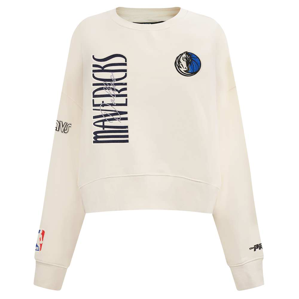 Dallas Mavericks Pro Standard Women's Eggshell Polo Pullover