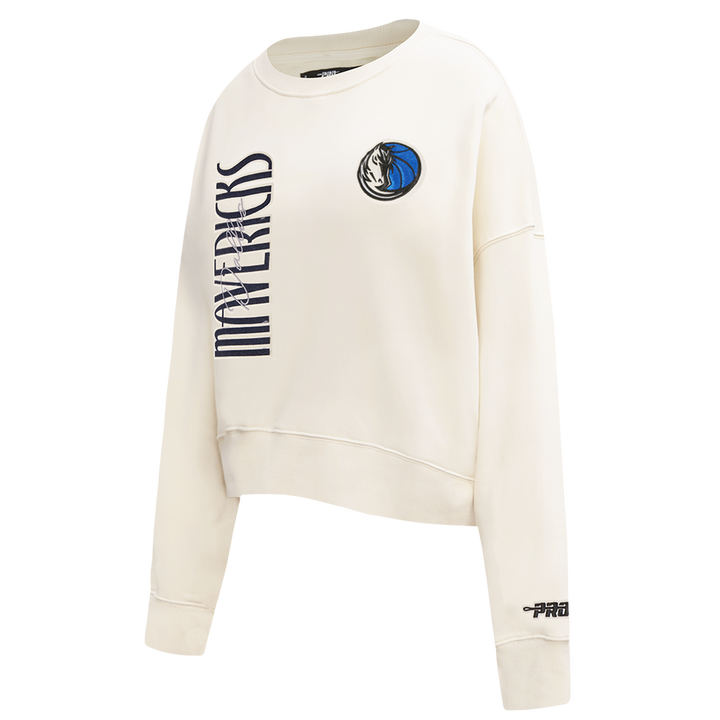 Dallas Mavericks Pro Standard Women's Eggshell Polo Pullover