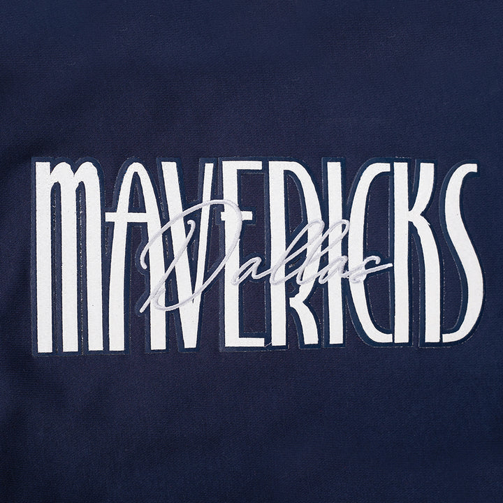 Dallas Mavericks Pro Standard Fleece Women's Navy Crewneck