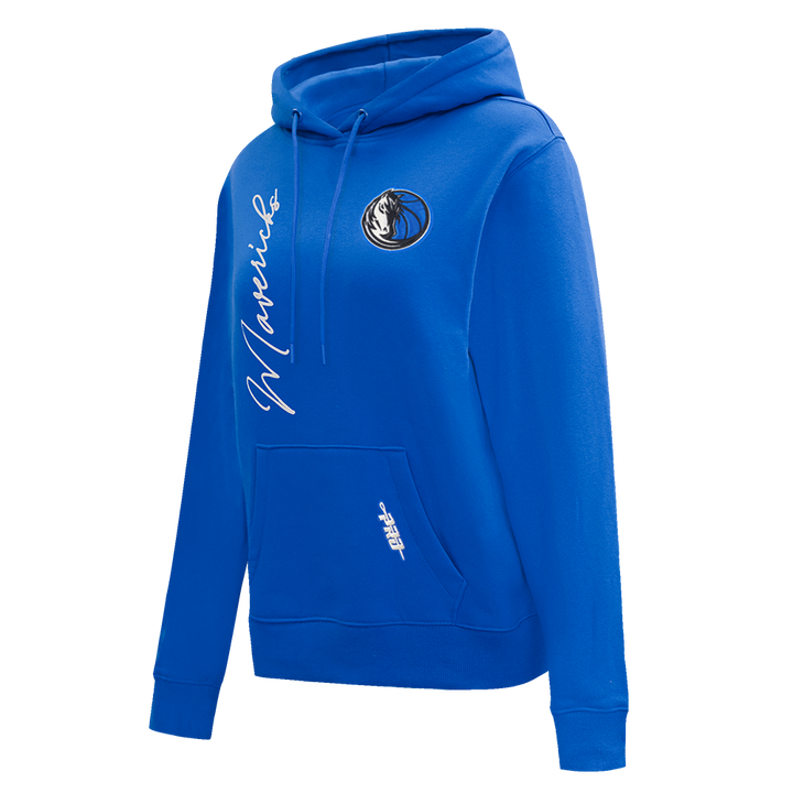 Dallas Mavericks Pro Standard Women's Royal Script Hoodie