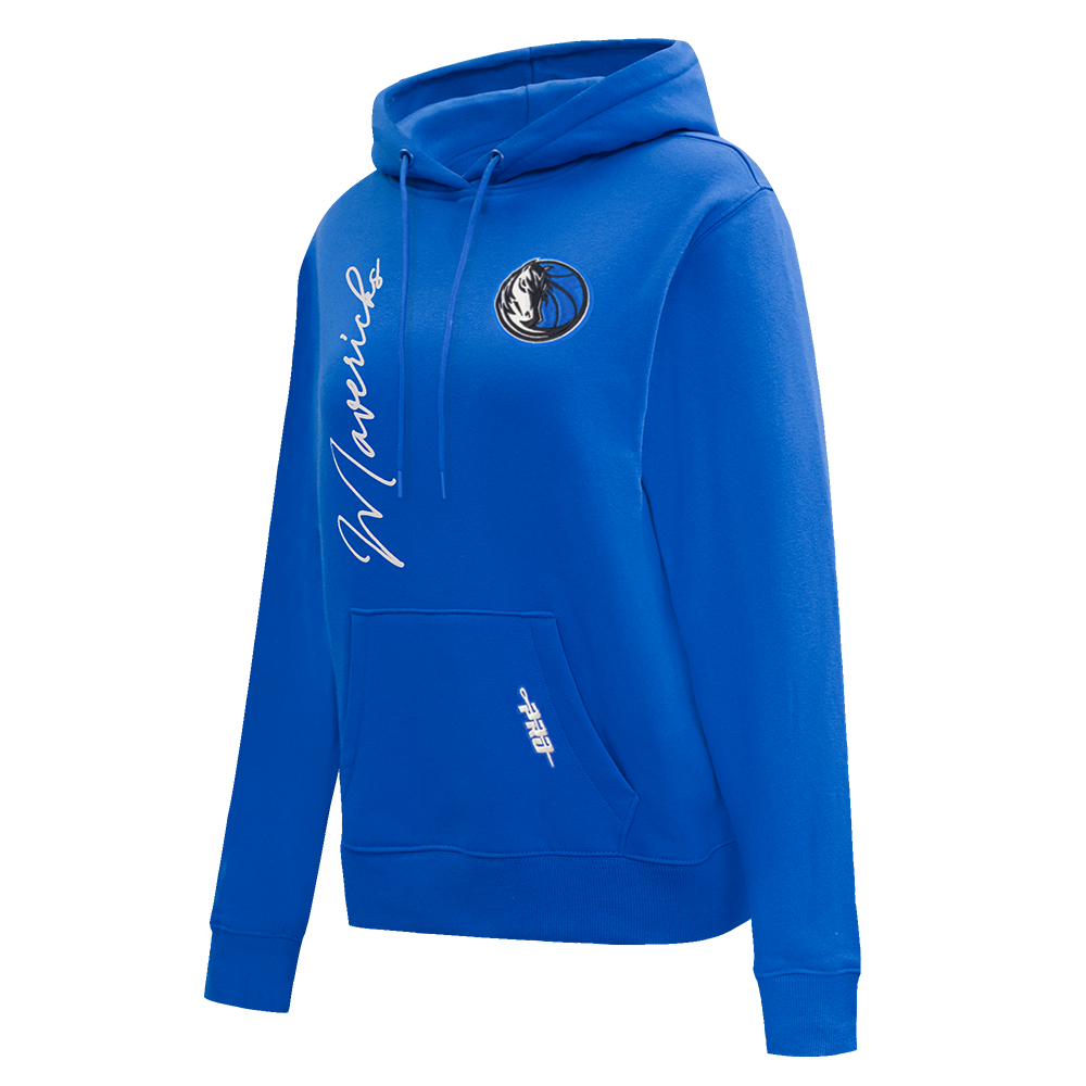 Dallas Mavericks Pro Standard Women's Royal Script Hoodie
