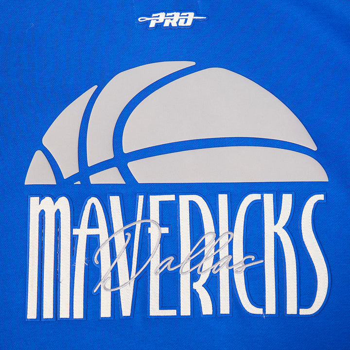 Dallas Mavericks Pro Standard Women's Royal Script Hoodie
