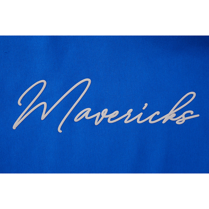 Dallas Mavericks Pro Standard Women's Royal Script Hoodie