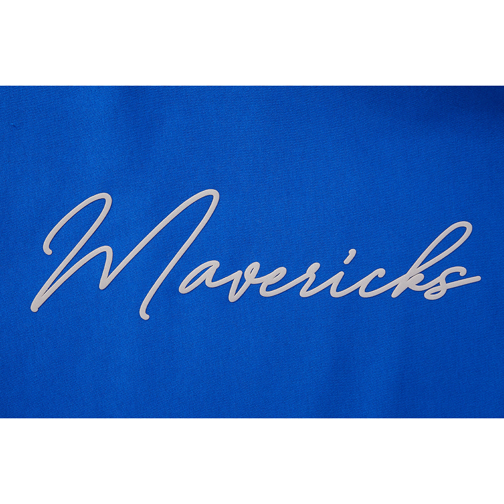Dallas Mavericks Pro Standard Women's Royal Script Hoodie