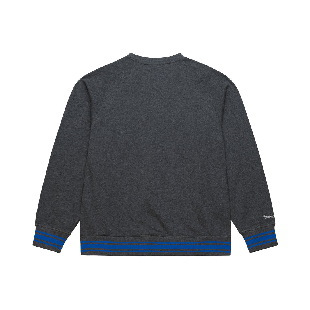 DALLAS MAVERICKS MITCHELL & NESS 2025-26 CITY EDITION GRAY TERRY CREWNECK