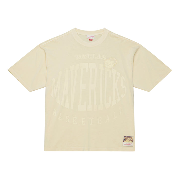 DALLAS MAVERICKS MITCHELL & NESS 45TH ANNIVERSARY HARDWOOD CLASSIC DOWNTOWN TEE