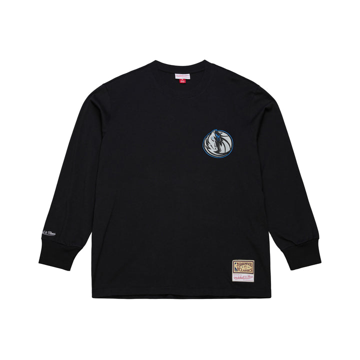 DALLAS MAVERICKS MITCHELL & NESS 2025-26 CITY EDITION BLACK CREWNECK