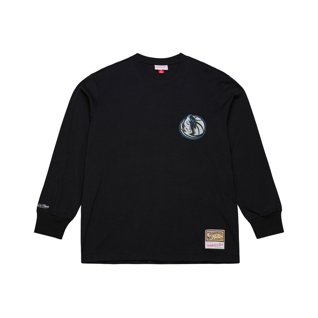 DALLAS MAVERICKS MITCHELL & NESS 2025-26 CITY EDITION BLACK CREWNECK