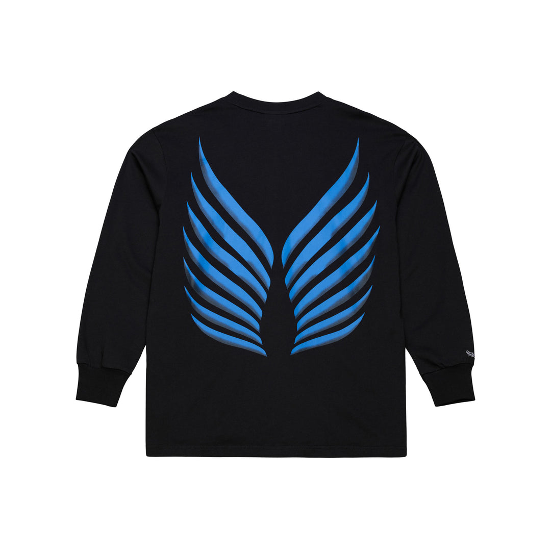 DALLAS MAVERICKS MITCHELL & NESS 2025-26 CITY EDITION BLACK CREWNECK