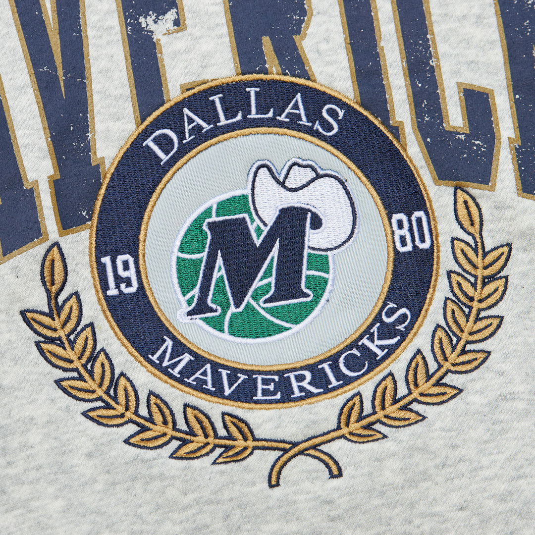 DALLAS MAVERICKS MITCHELL & NESS PREMIUM FLEECE CREW VINTAGE