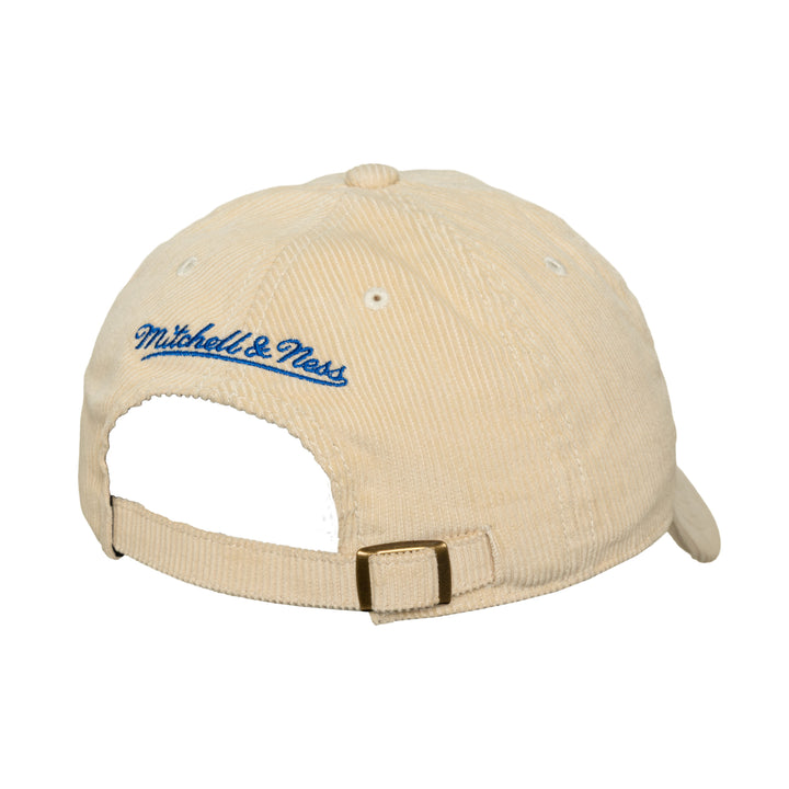 Dallas Mavericks Mitchell & Ness Cream Hardwood Classic Adjustable Cap