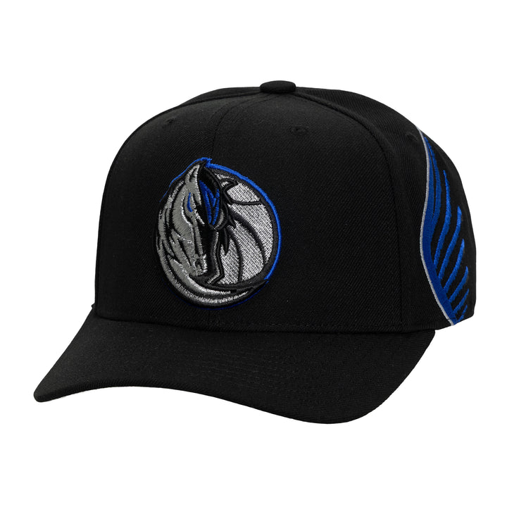 DALLAS MAVERICKS MITCHELL & NESS 2025-26 CITY EDITION BLACK SNAPBACK CAP